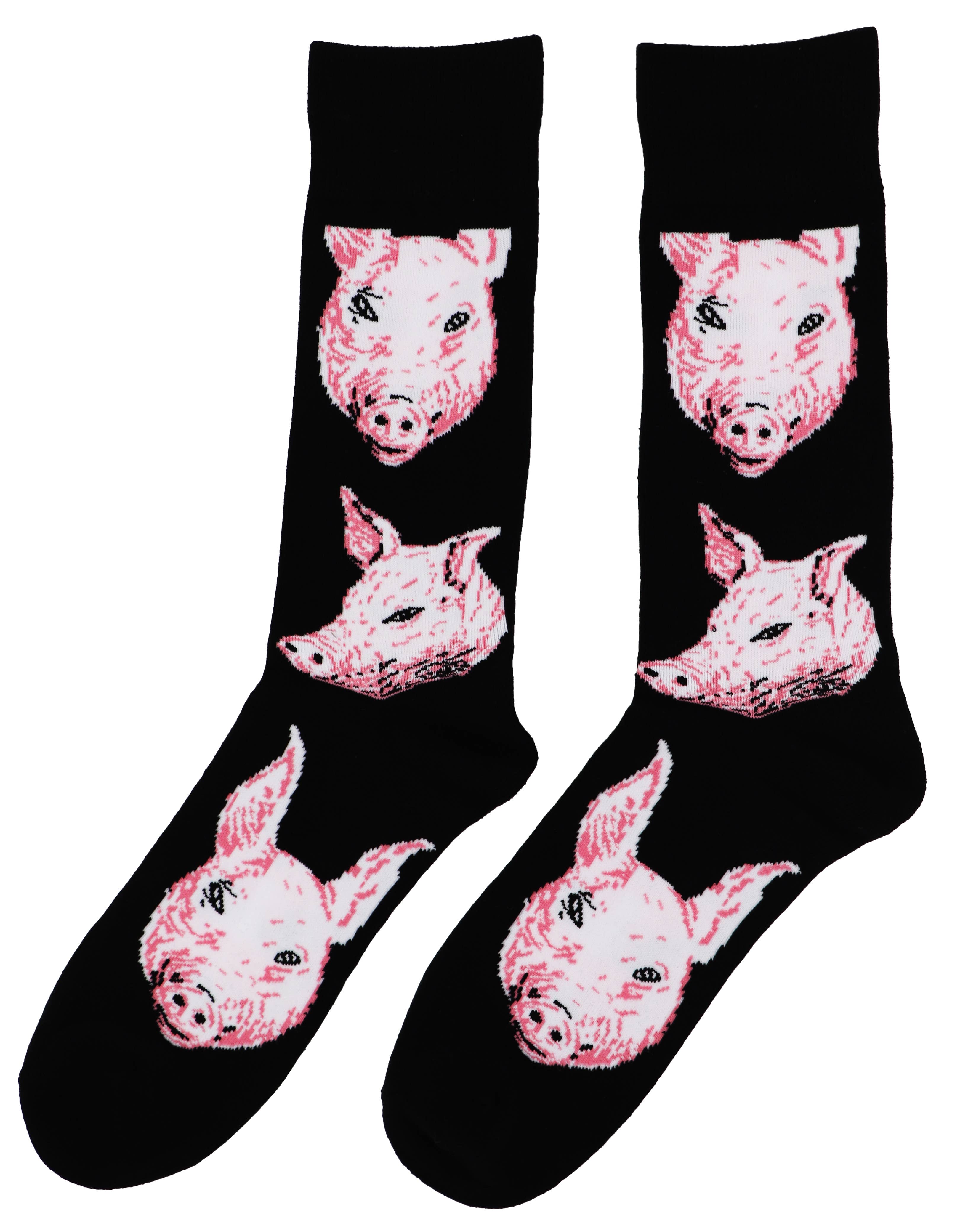 SoXcellent - Cute Pig Animal Unisex Crew Novelty Socks