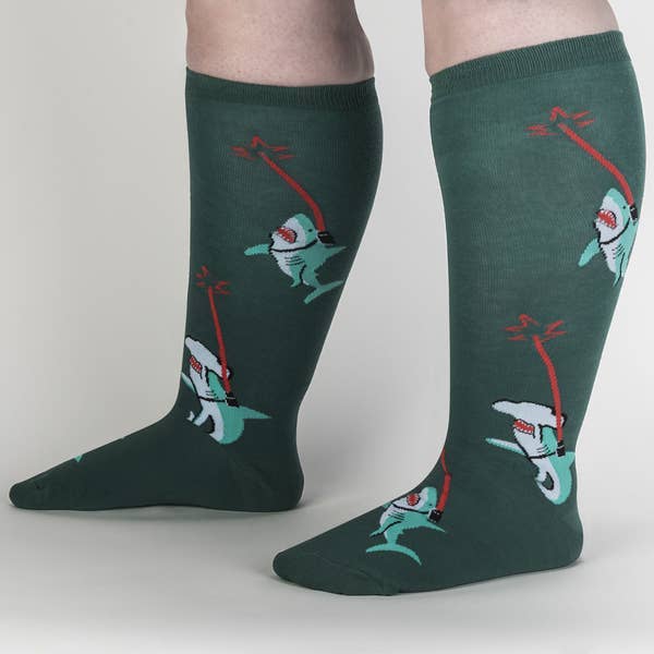 Sock it to Me - Stretch-It Knee High Sock: Frikkin Laser Beams