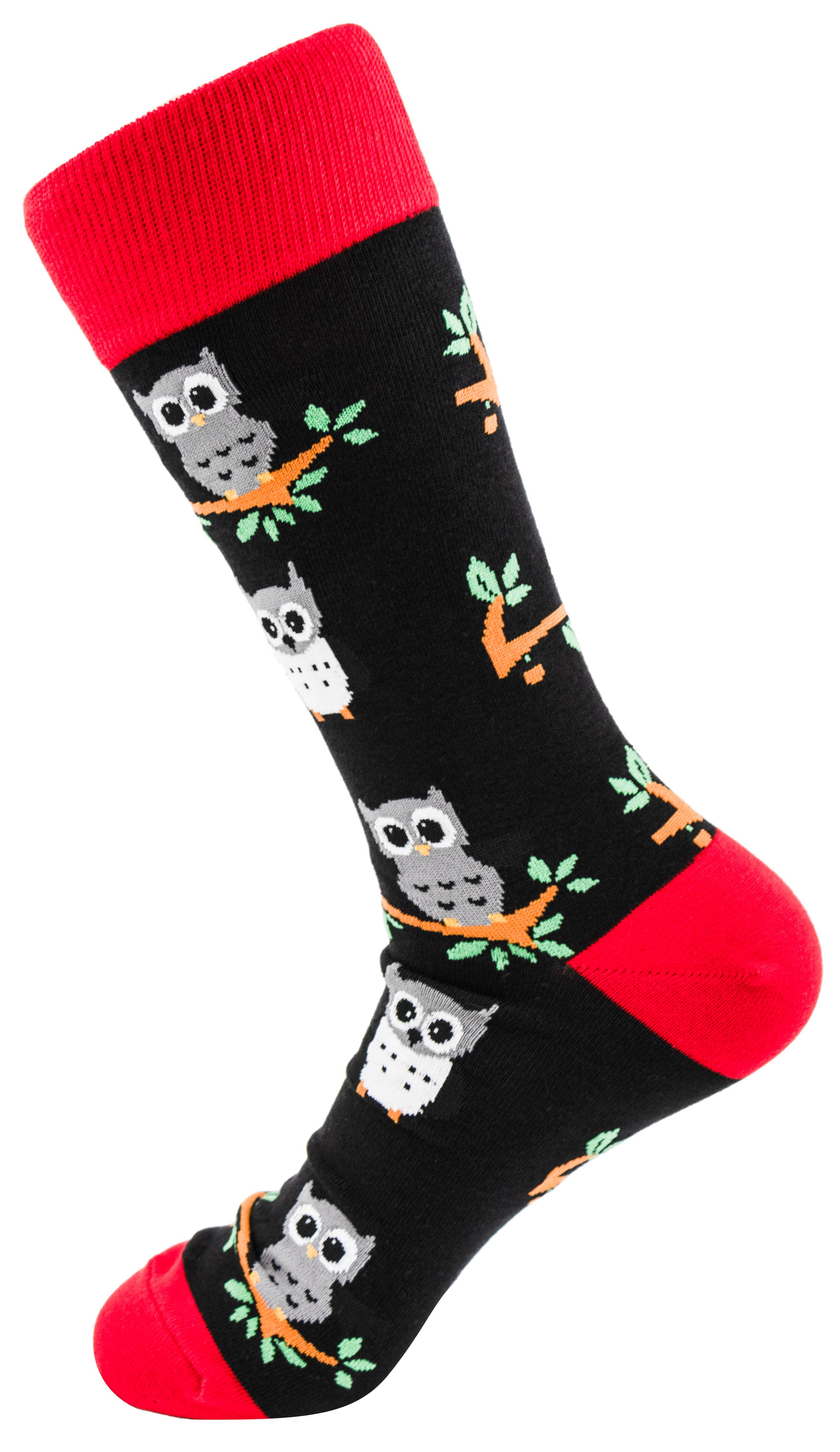 SoXcellent - Owl Unisex Fun Casual Pattern Funny Socks