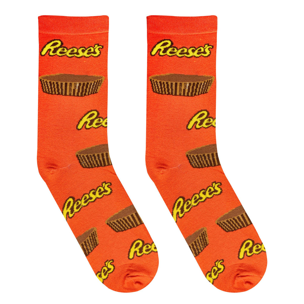 Crazy Socks - Reese's Cups  - Mens Crew Folded - Crazy Socks