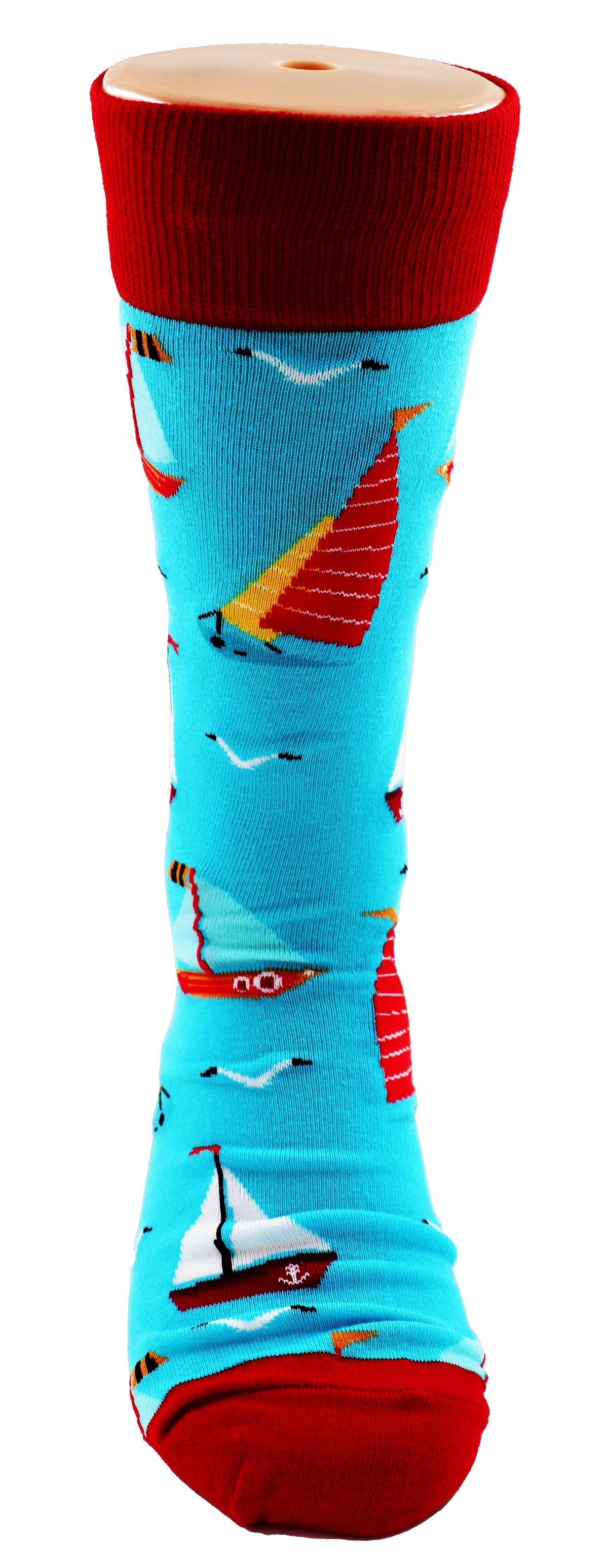 SoXcellent - Sailing Boat Unisex Fun Crew Novelty Funny Socks - M