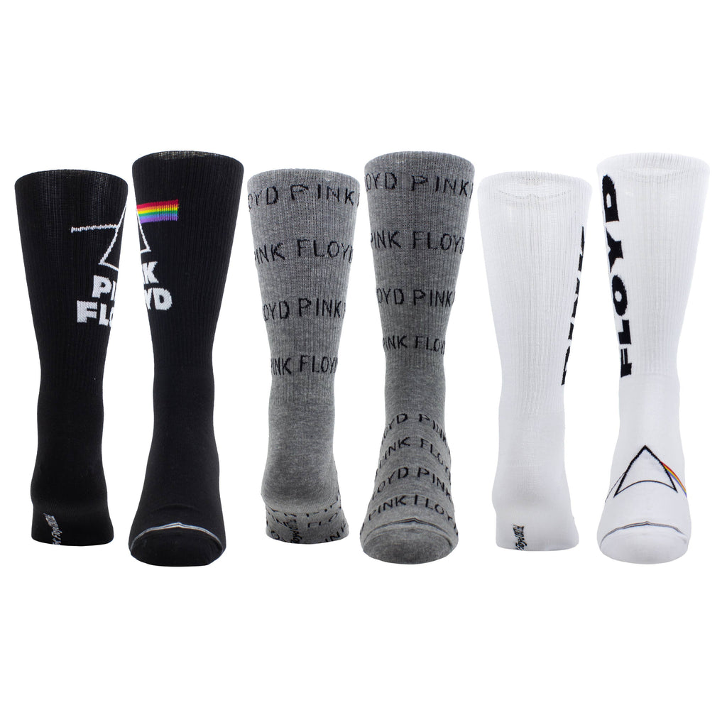 Perri's Socks - Pink Floyd Gift Box 3 Pack Crew Socks