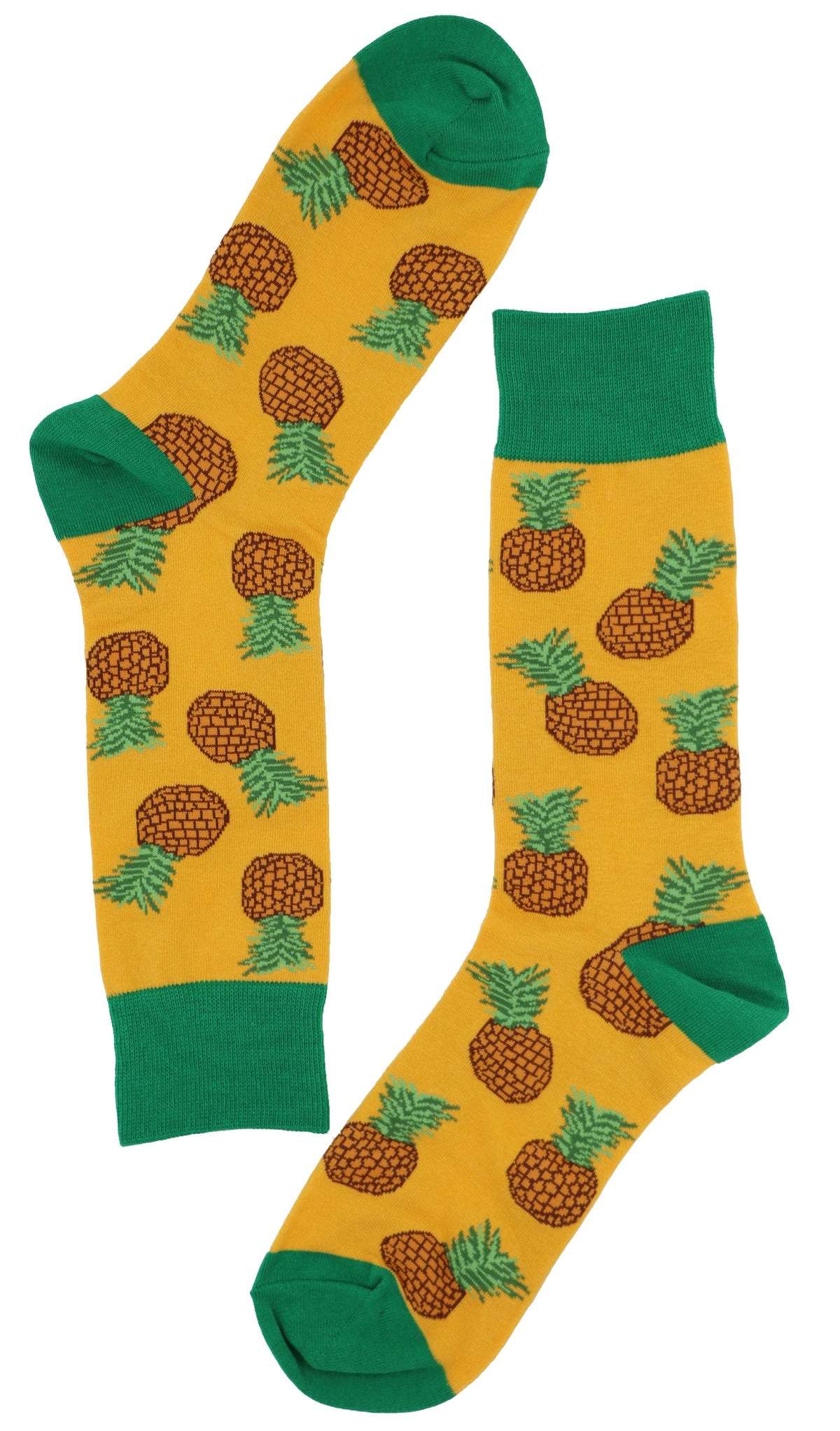 SoXcellent - Pineapple Unisex Novelty Socks - M - Yellow