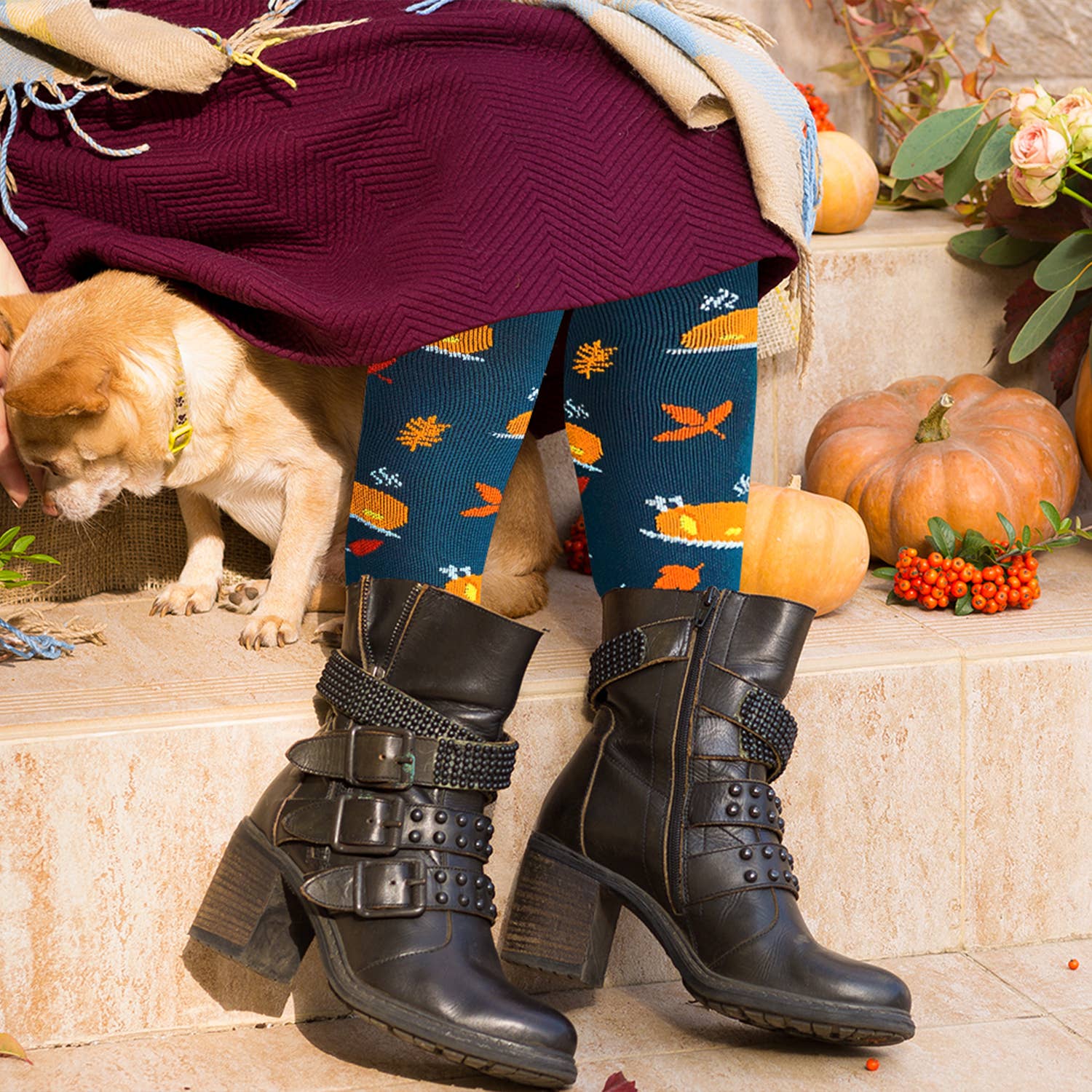 Extreme Fit - Novelty COMPRESSION Socks - BUTTERFLIES- Small/Medium