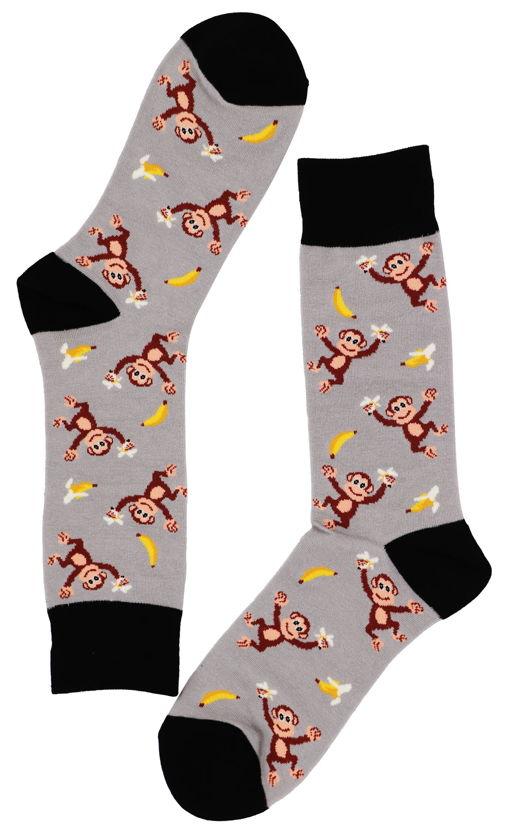 SoXcellent - Monkey Banana Unisex Fun Crew Novelty Funny Socks