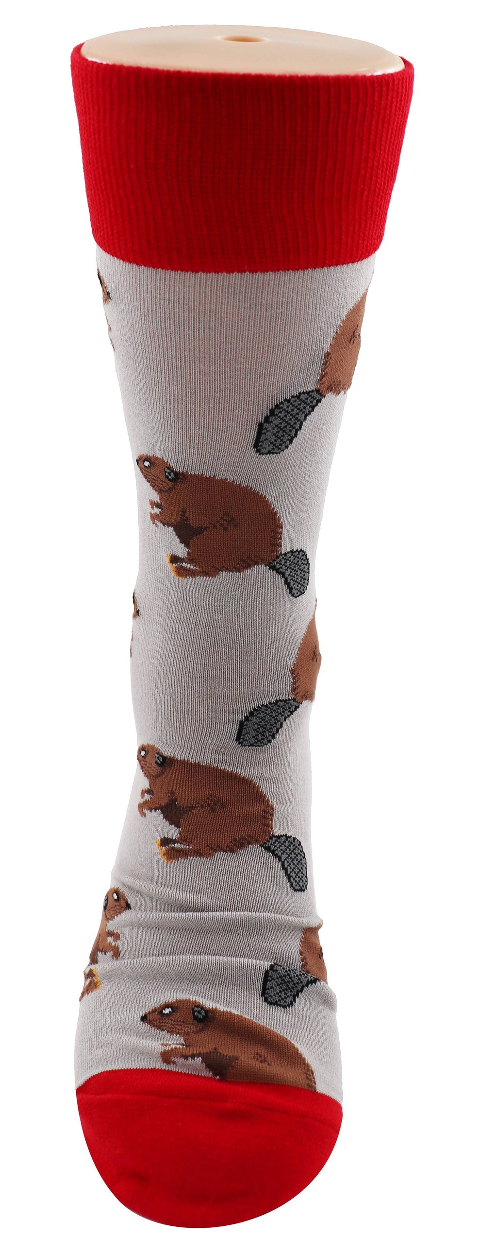 SoXcellent - Beaver Animal Unisex Fun Crew Novelty Funny Socks