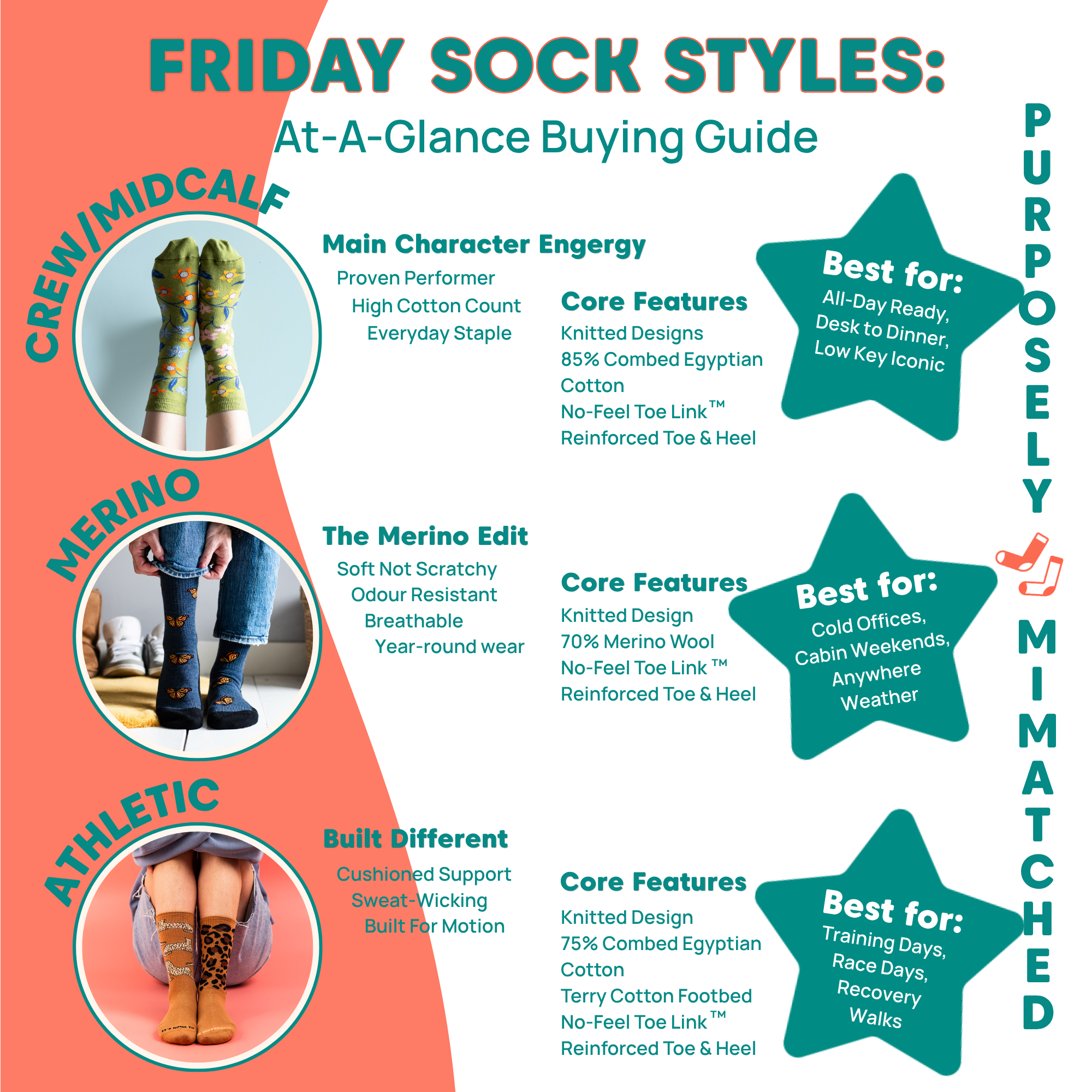 Friday Sock Co. - Women's Jumping Sheep Crew Socks - Colorful & Patterned