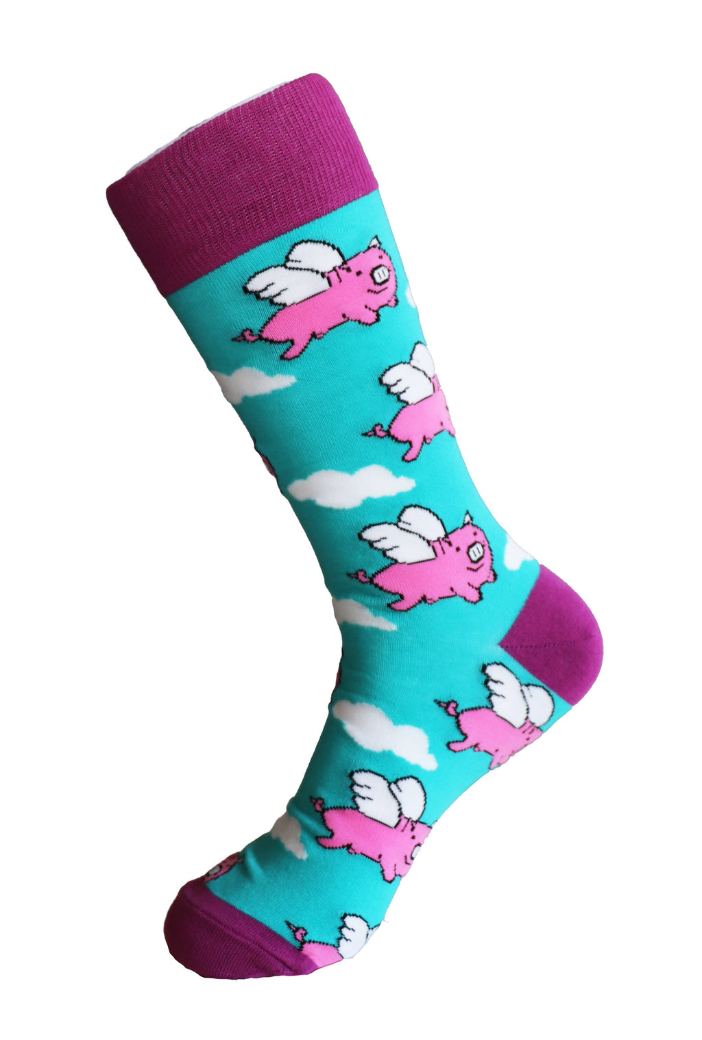 SoXcellent - Flying Pig Animal Unisex Socks - S