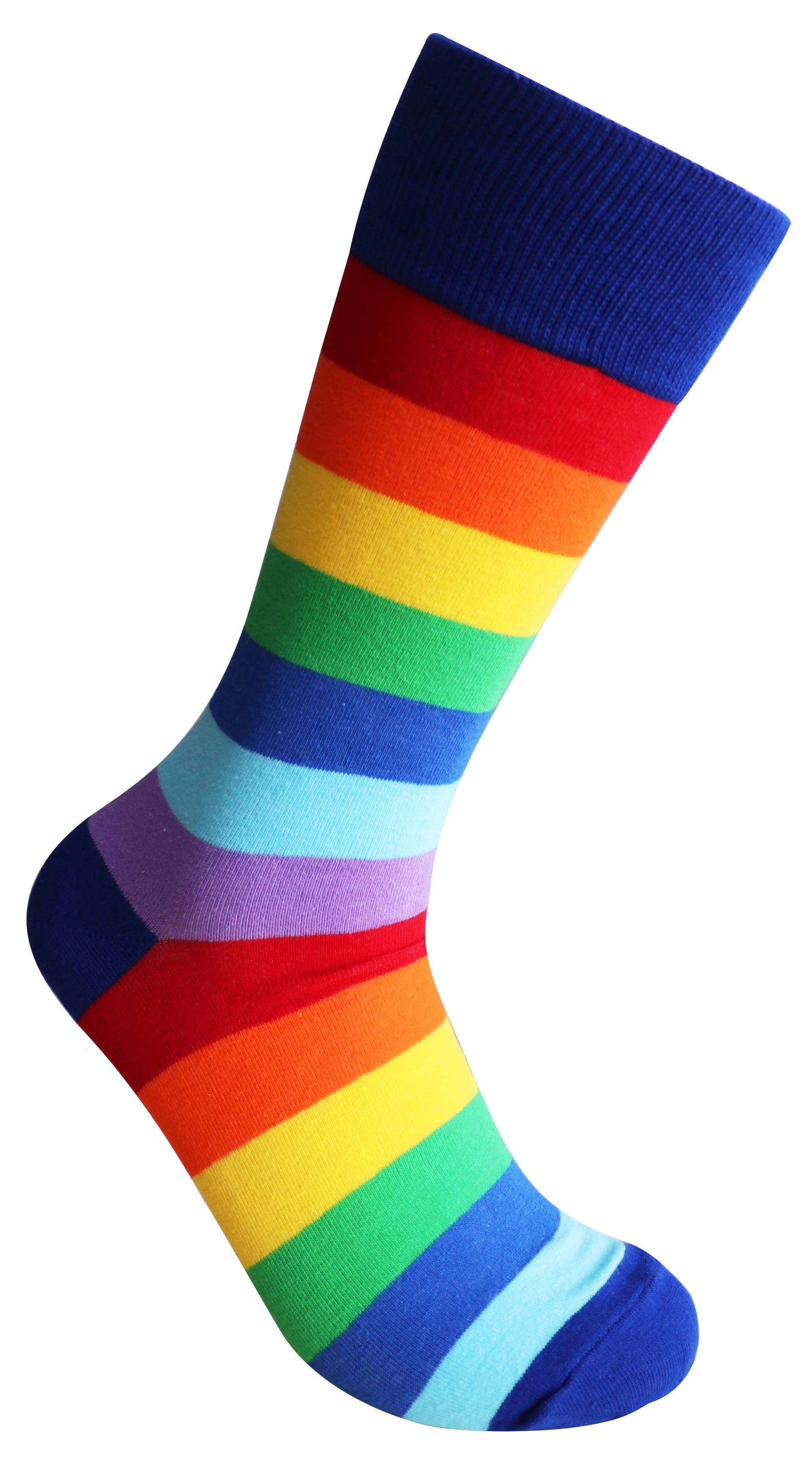 SoXcellent - Rainbow Color Stripes Love Unisex Socks - S
