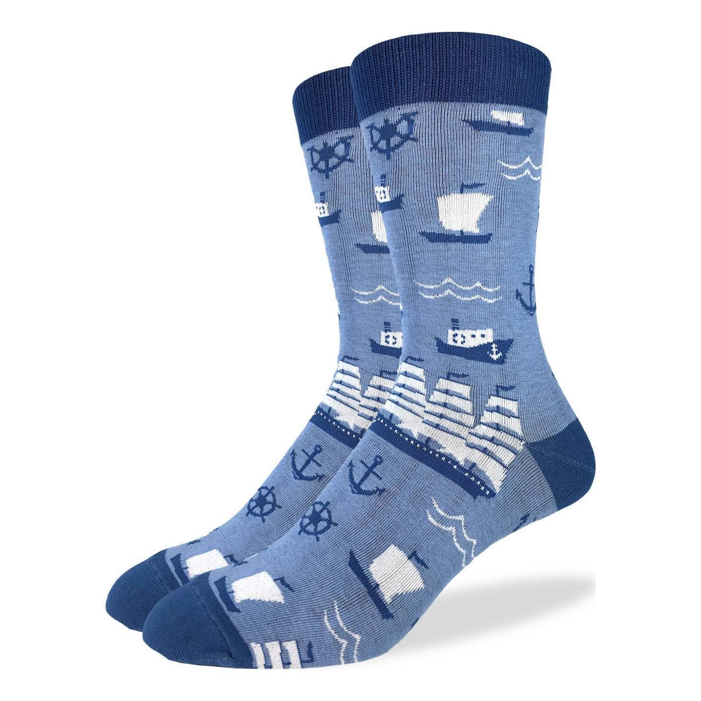 Good Luck Sock - Men's Sailing Ships Socks