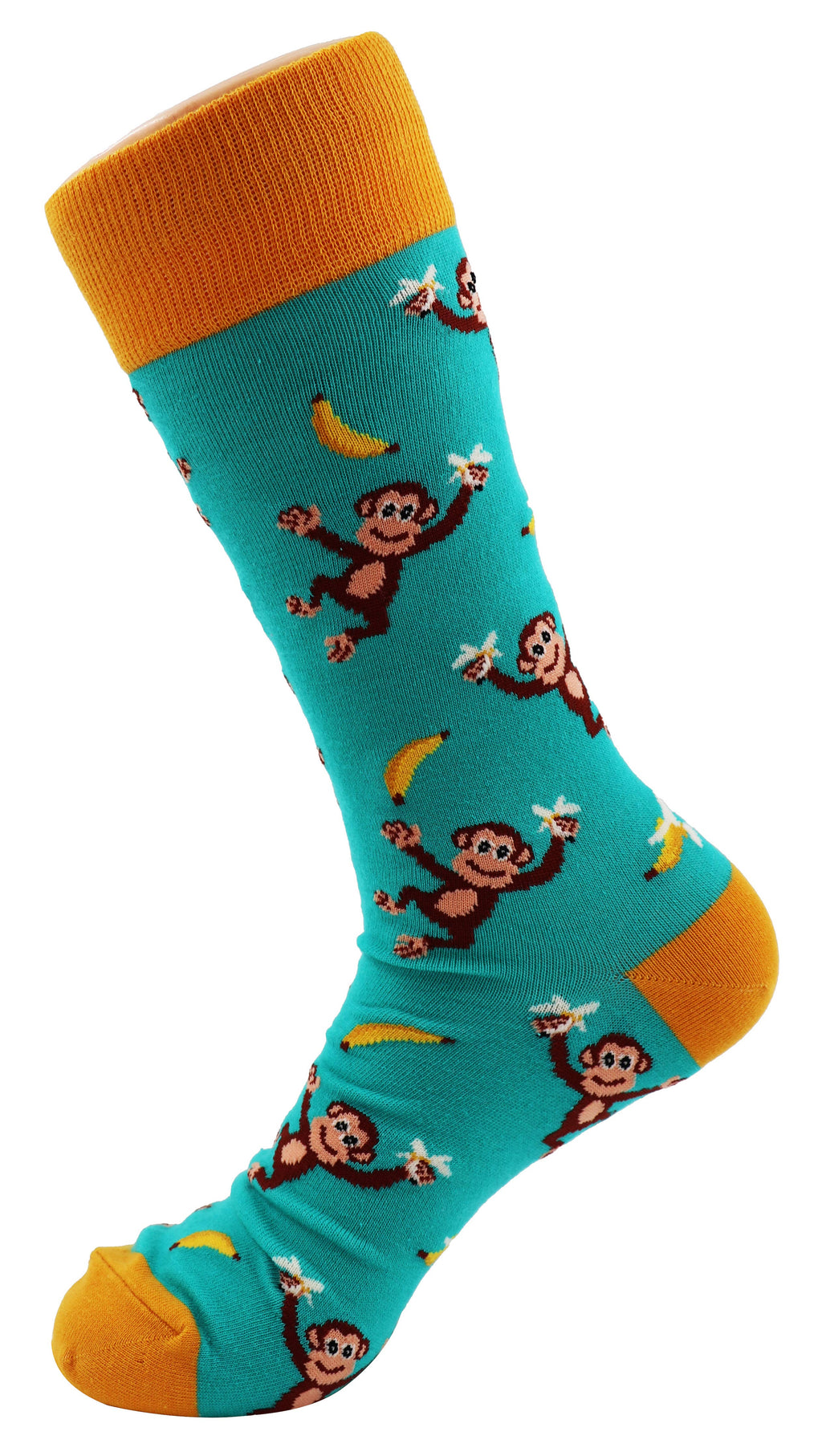 SoXcellent - Monkey Banana Unisex Fun Crew Novelty Funny Socks