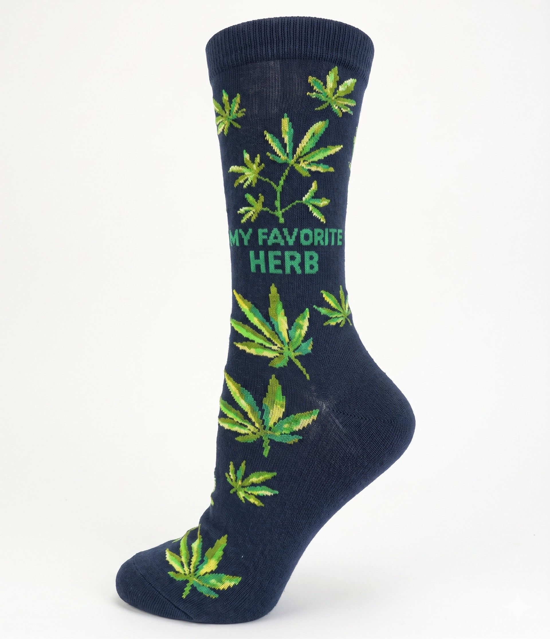 CRAZY TOES - LADIES - FAVORITE HERB Crew Socks