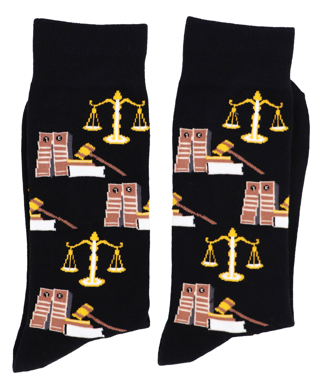 SoXcellent - Lawyers Unisex Crew Novelty Funny Socks - M