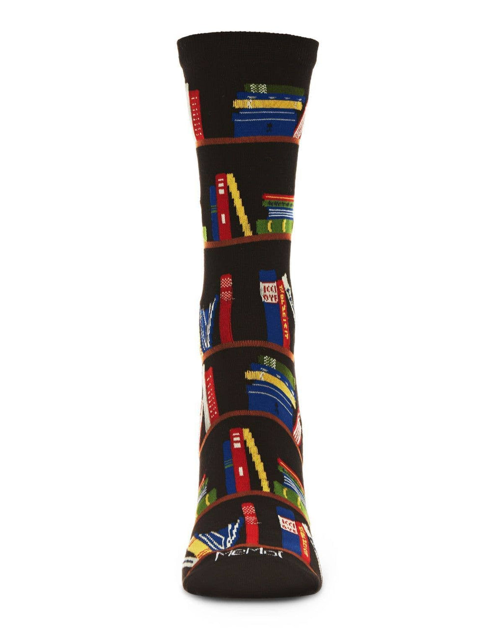 MeMoi - Women's - Bookshelf Bamboo Crew Socks