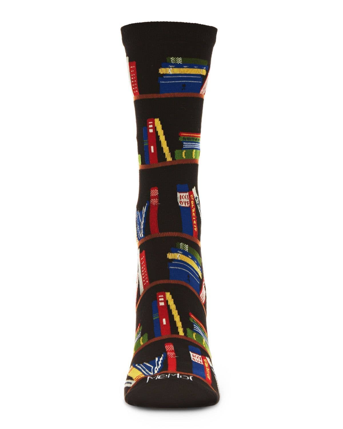 MeMoi - Women's - Bookshelf Bamboo Crew Socks