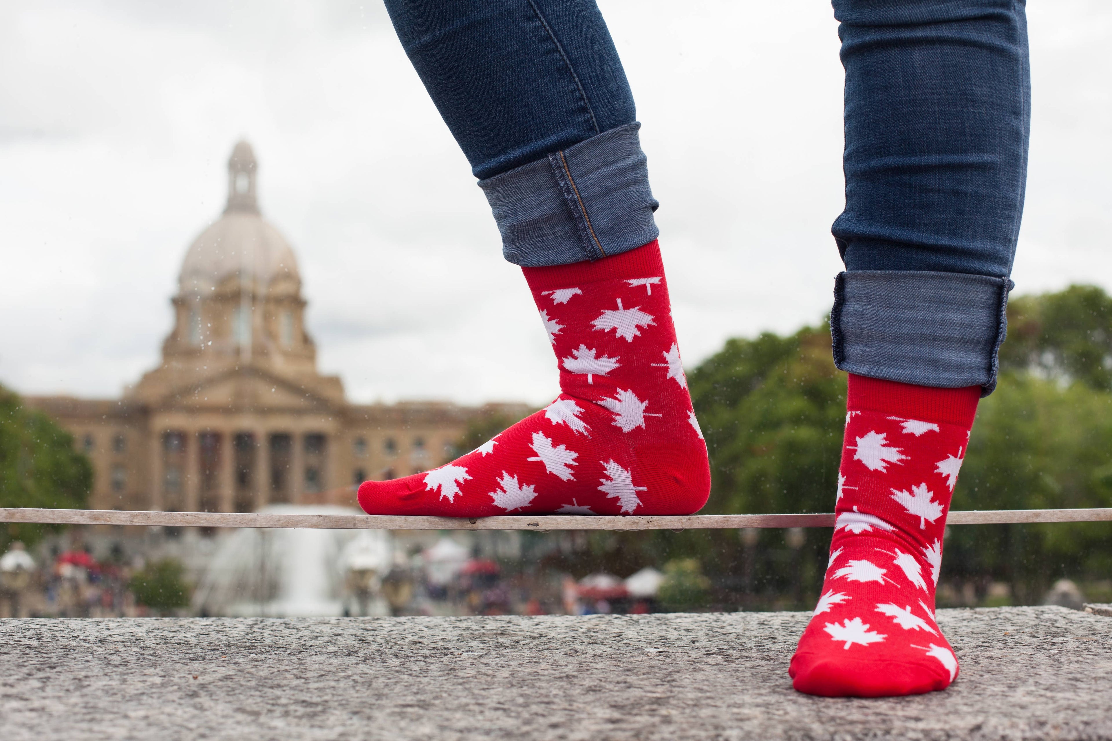 Good Luck Sock - Men's Canada Maple Leaf Socks