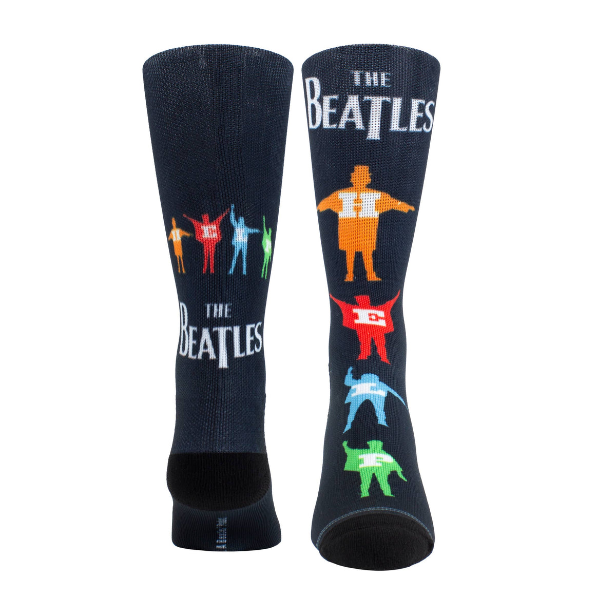 Perri's Socks - The Beatles Help Silhouette Multi-Color Dye Sublimation Crew