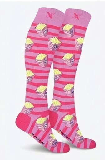Extreme Fit - Novelty Collection - COMPRESSION - POP CORN Sock - Small/Medium