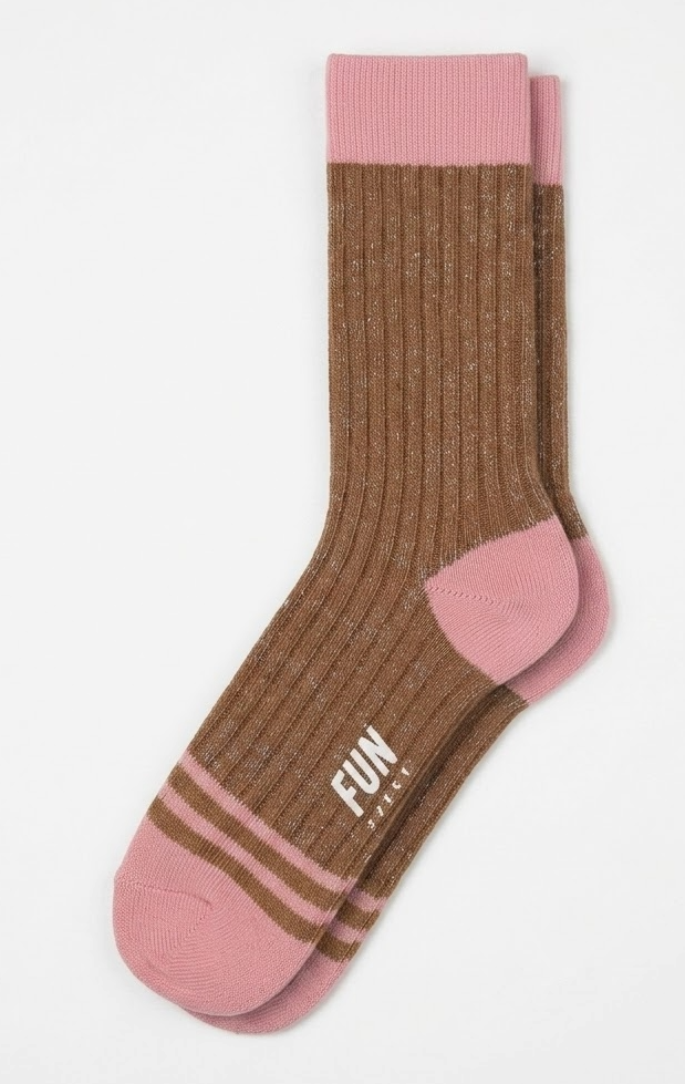 FUN Socks - Women's - GLITTER Crew Socks