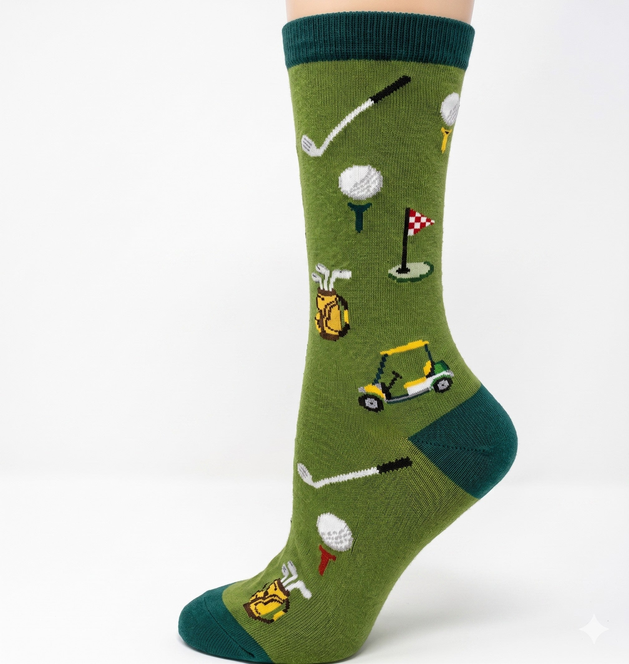 CRAZY TOES - LADIES- GOLF ITEMS Crew Socks