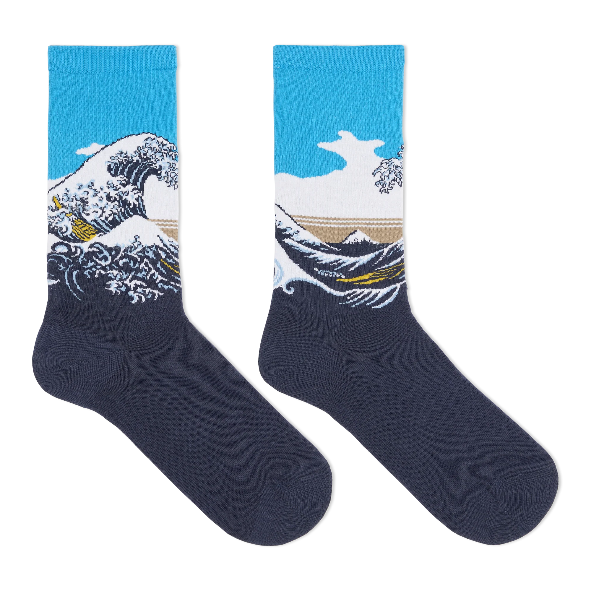 Hot Sox - Women - Artist Series - Hokusai's GREAT WAVE Crew Socks