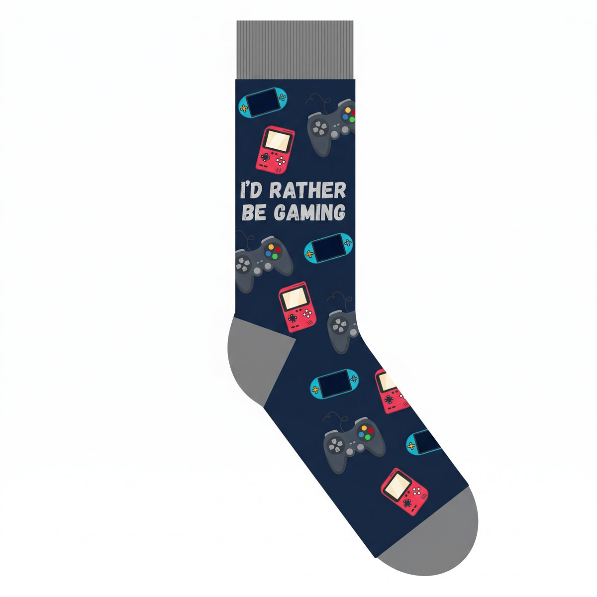 moJJa - Men's - I'D RATHER BE GAMING Crew Socks