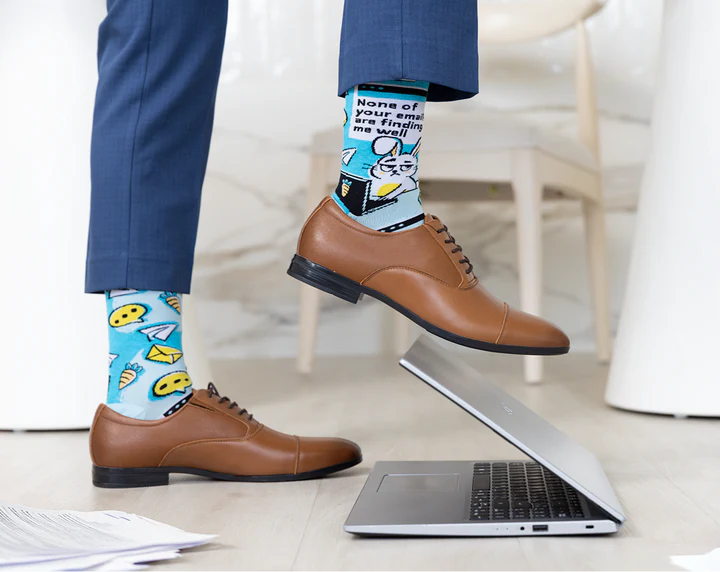 Uptown Sox - Men's - Inbox Bunny Socks - For Him