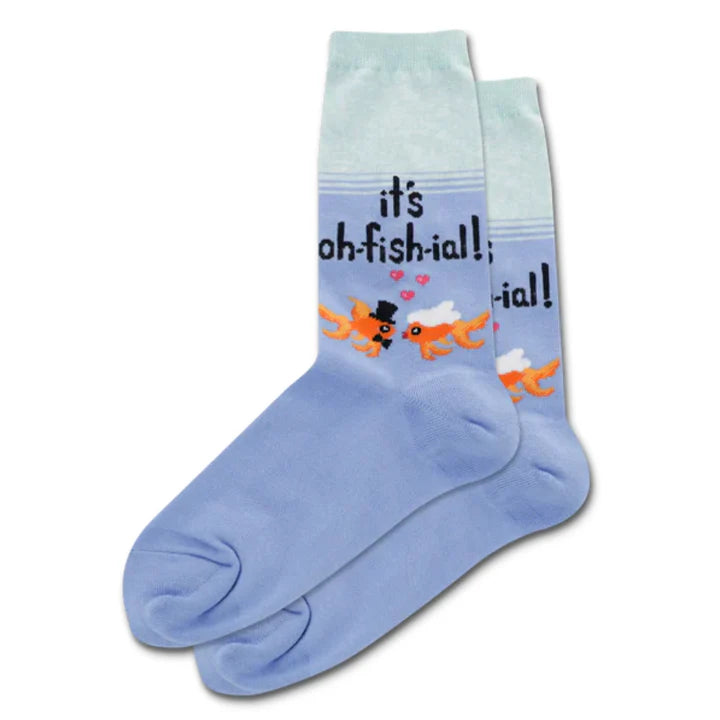 Hot Sox - Women - It's oh-fish-ial! Crew Socks