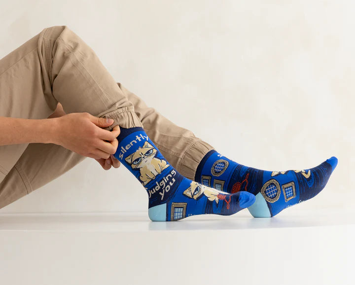 Uptown Sox - Men's - Judging You Socks - For Him