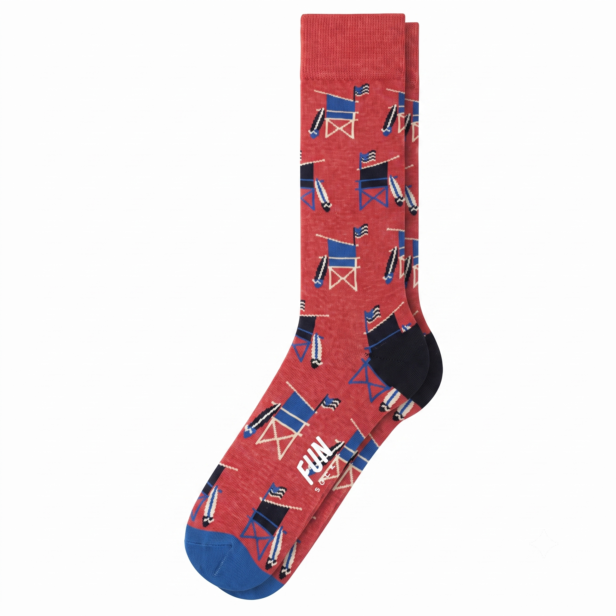 FUN Socks - Men's - LIFEGUARD Crew Socks