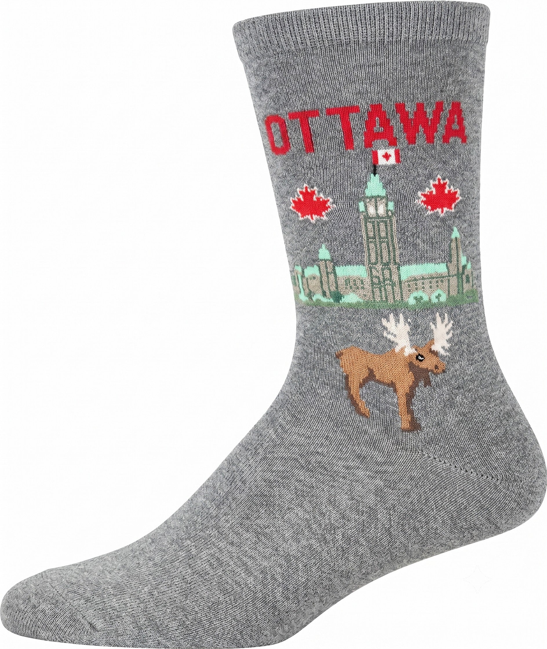 CRAZY TOES - LADIES - OTTAWA Crew Socks