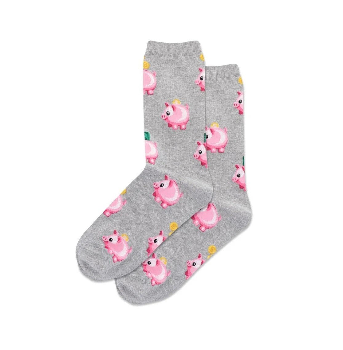 Hot Sox - Men - PIGGY BANK Crew Socks