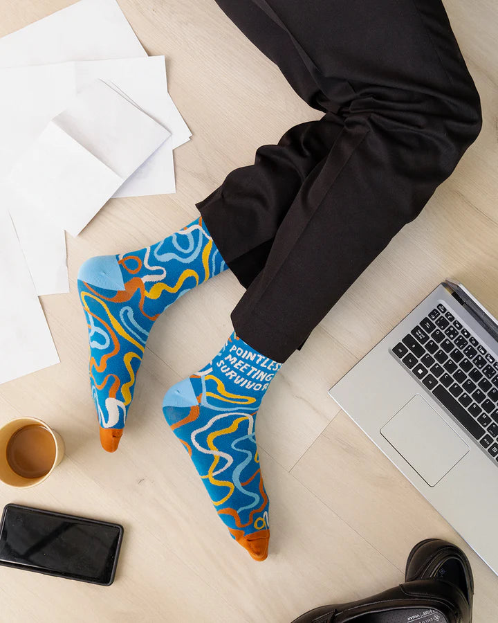 Uptown Sox - Men's - Pointless Meeting Socks - For Him