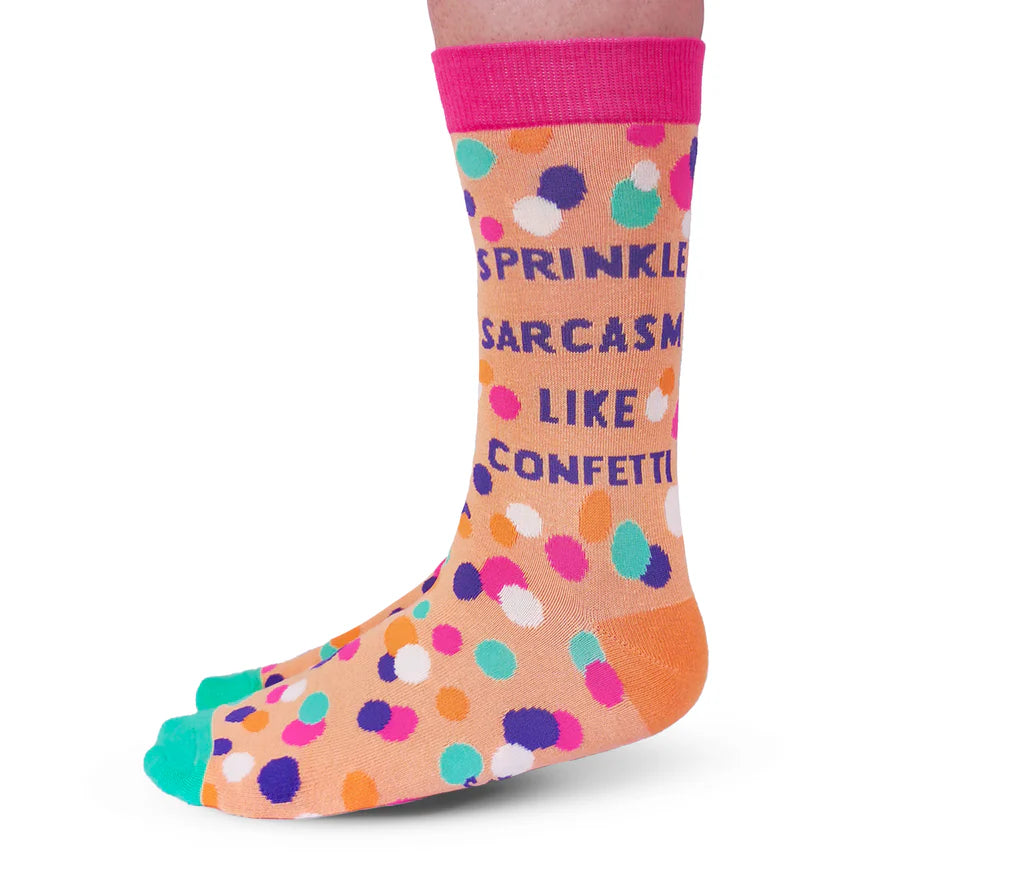 Uptown Sox - Women's - Sprinkle Sarcasm Socks for HER
