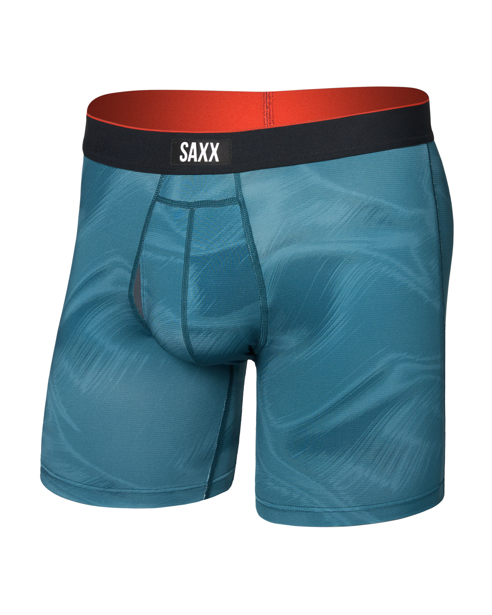 MULTI-SPORT MESH - Multi-Sport Performance Boxer Brief 6" - PLATINUM CAMO-RICH TEAL