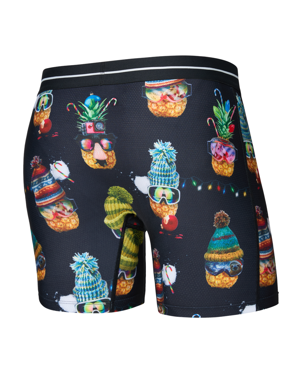 VOLT BREATHABLE MESH - DECK THE PINEAPPLES-BLACK