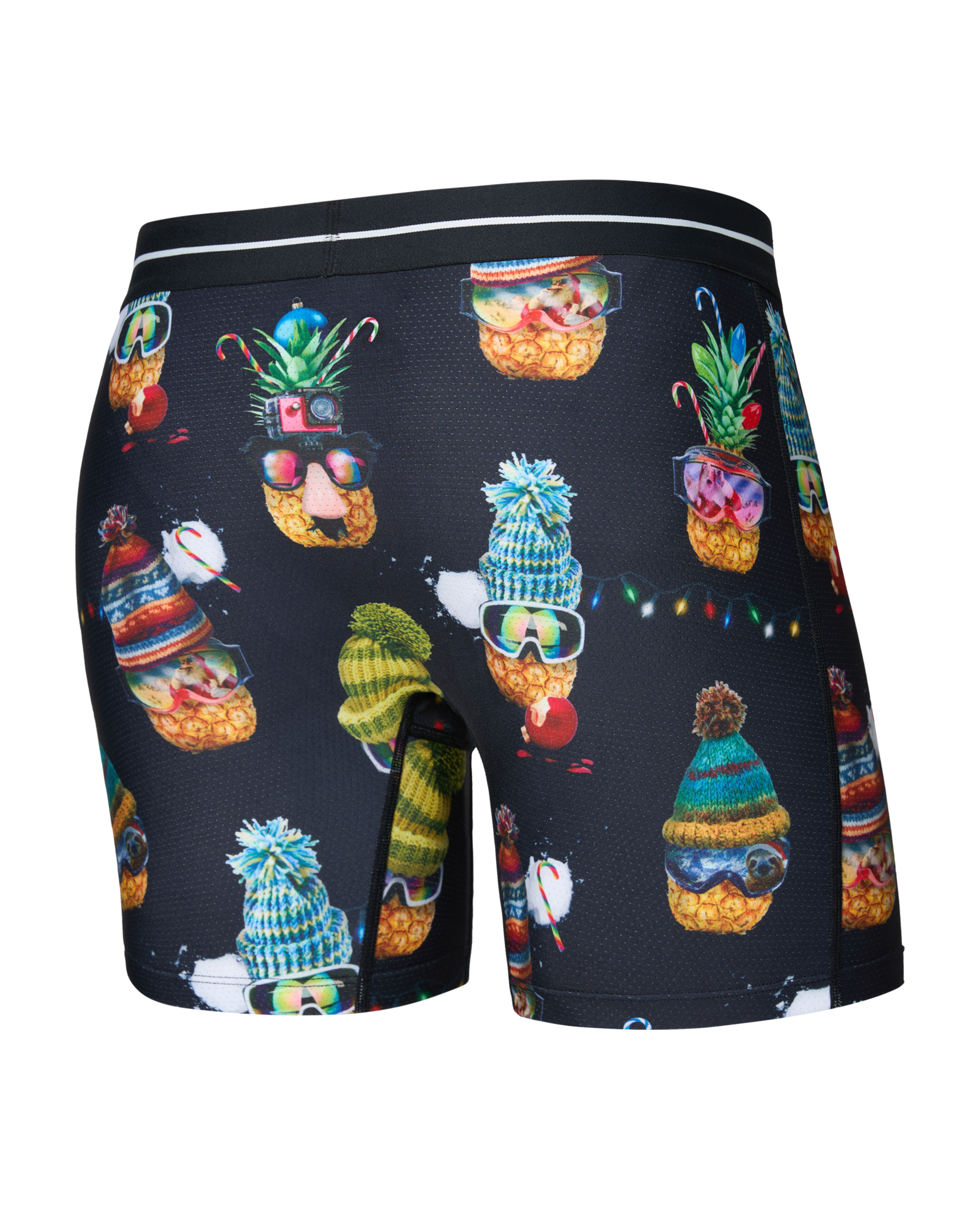 VOLT BREATHABLE MESH - DECK THE PINEAPPLES-BLACK