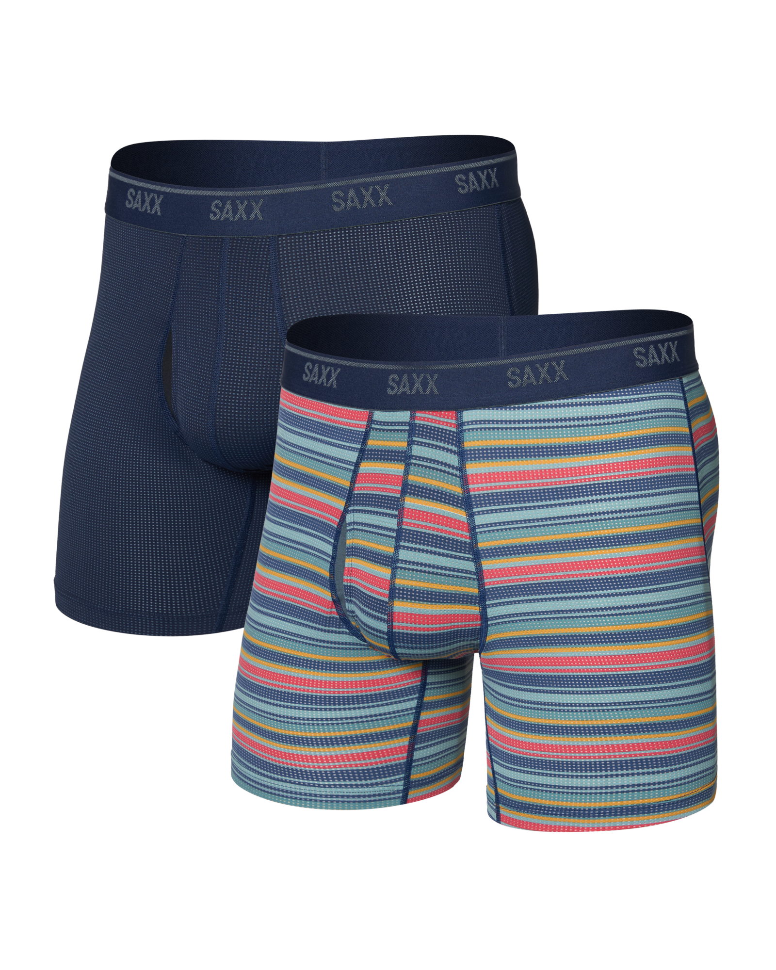 SAXX - QUEST QUICK-DRY MESH -BOXER BRIEF FLY 2PK - HAM