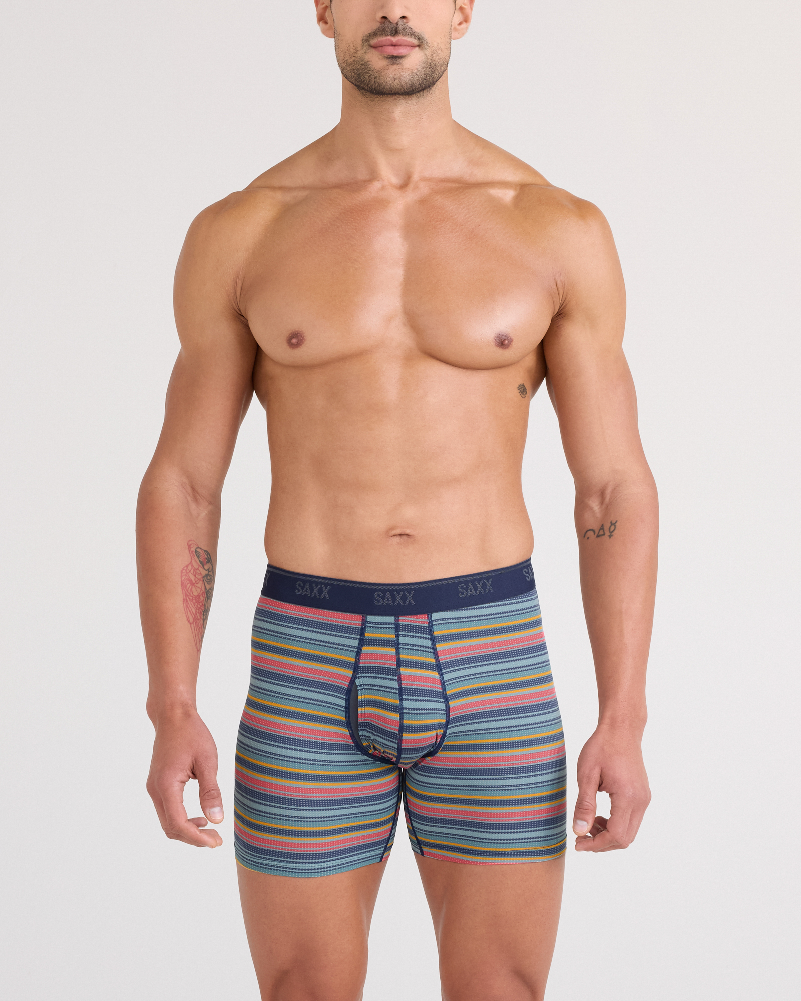 SAXX - QUEST QUICK-DRY MESH -BOXER BRIEF FLY 2PK - HAM