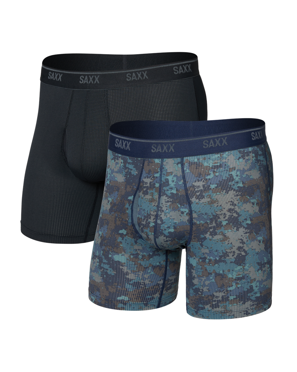 SAXX - QUEST QUICK-DRY MESH -BOXER BRIEF FLY 6" 2PK - MXB