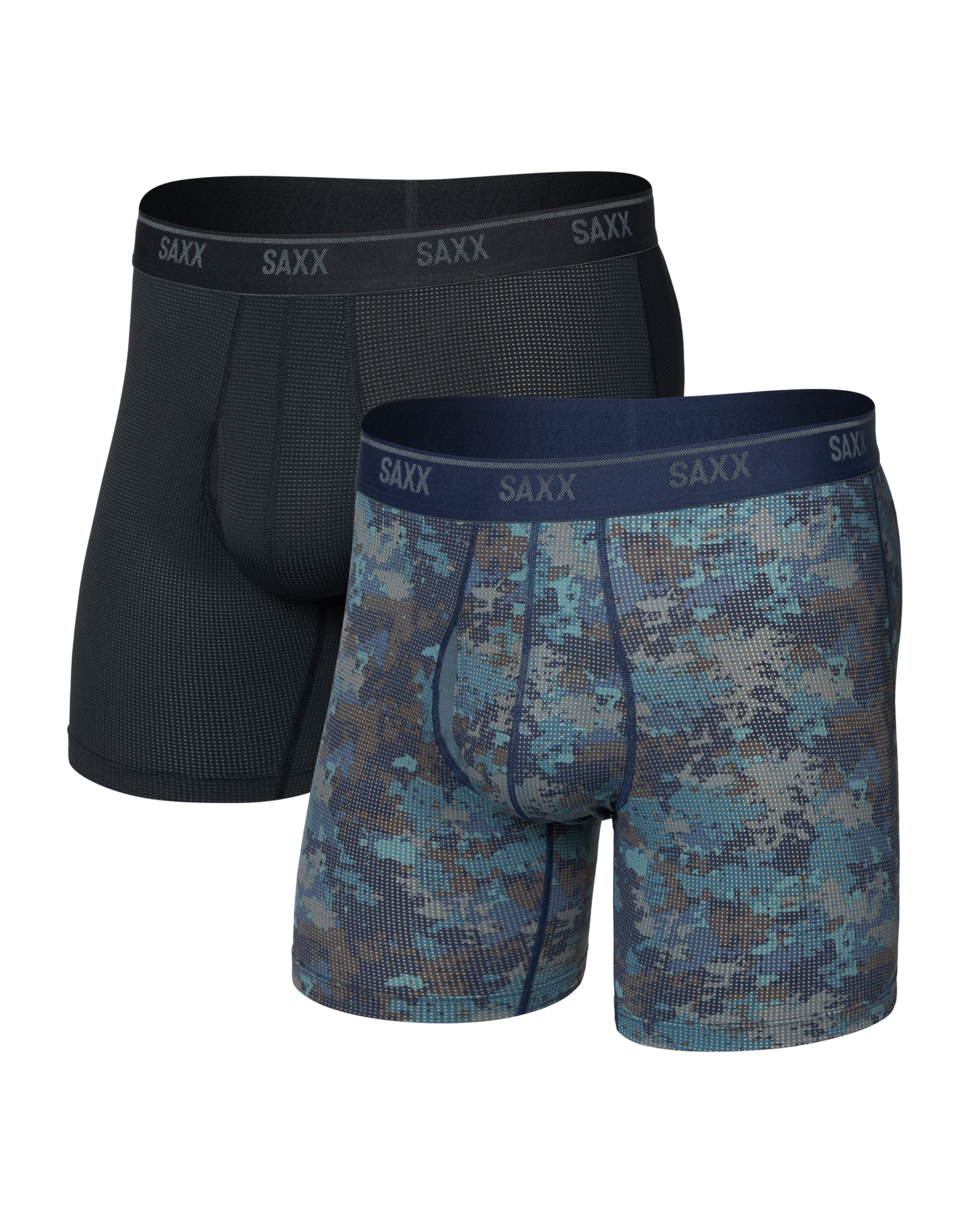SAXX - QUEST QUICK-DRY MESH -BOXER BRIEF FLY 6" 2PK - MXB