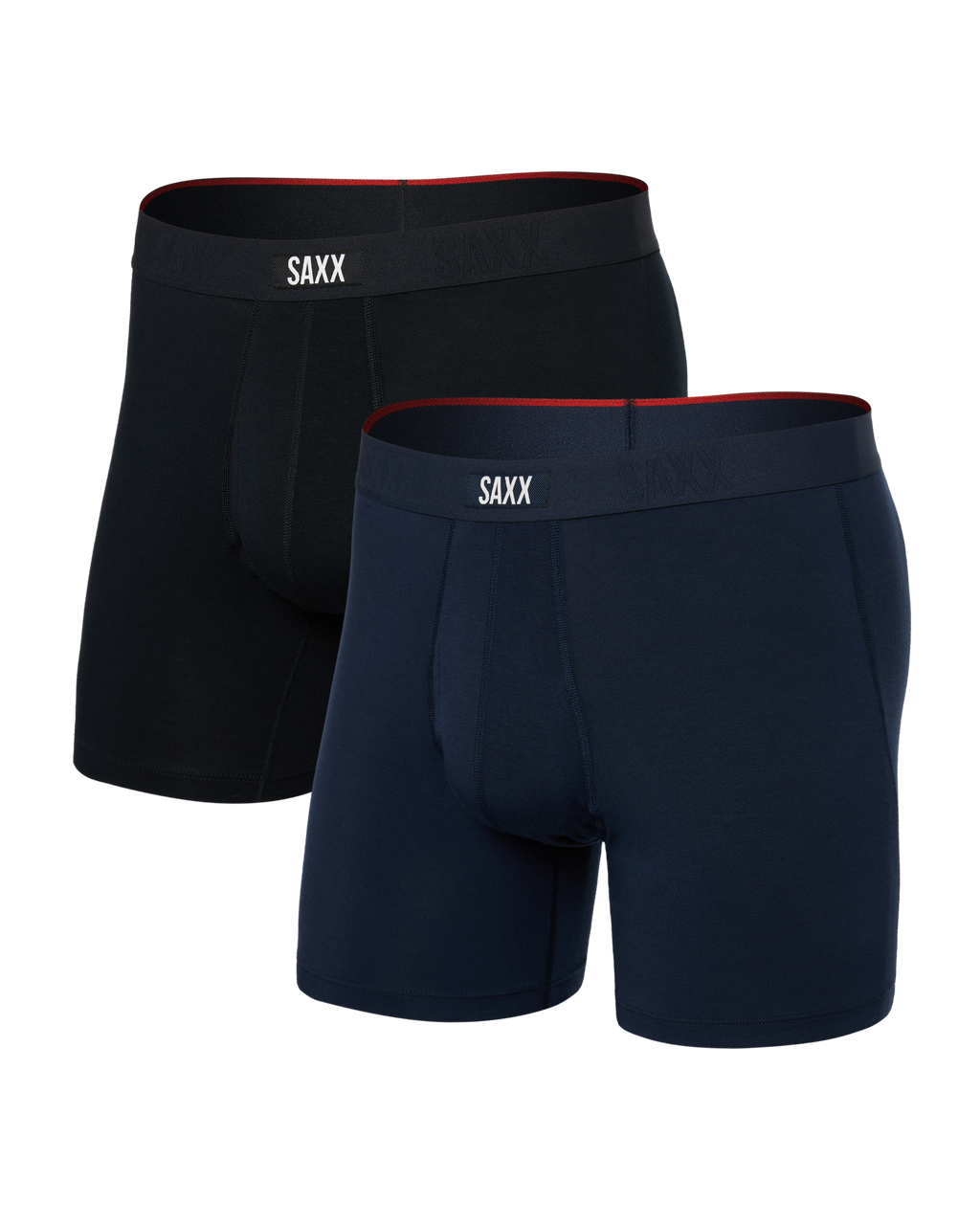 SAXX - VIBE EXTRA SOFT COMFORT BOXER BRIEF FLY 6" 2PK - BLN