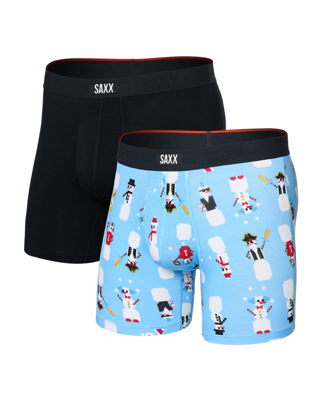 SAXX - VIBE EXTRA SOFT COMFORT BOXER BRIEF FLY 6" 2PK - FGB
