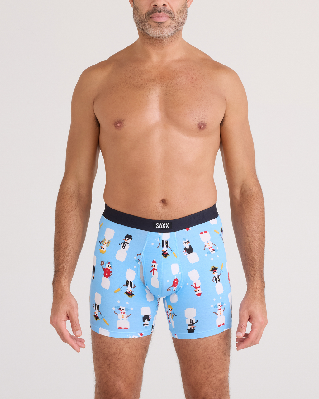 SAXX - VIBE EXTRA SOFT COMFORT BOXER BRIEF FLY 6" 2PK - FGB