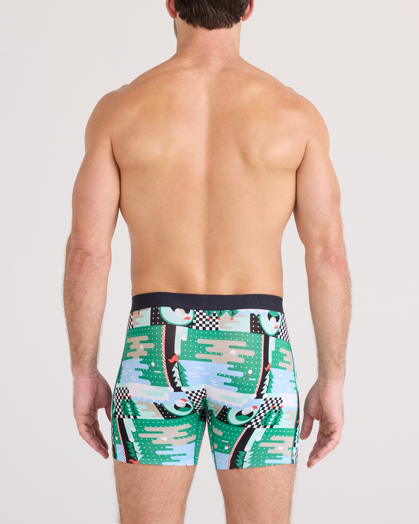 SAXX - VIBE EXTRA SOFT COMFORT BOXER BRIEF FLY 6" 2PK - GGB