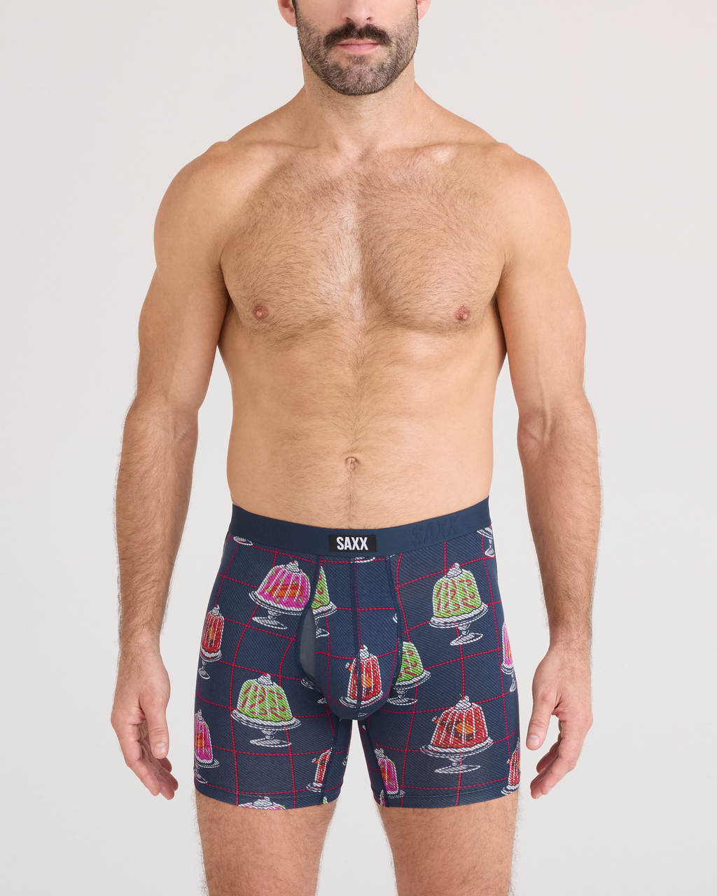 SAXX - VIBE EXTRA SOFT COMFORT BOXER BRIEF FLY 6" 2PK - JBR