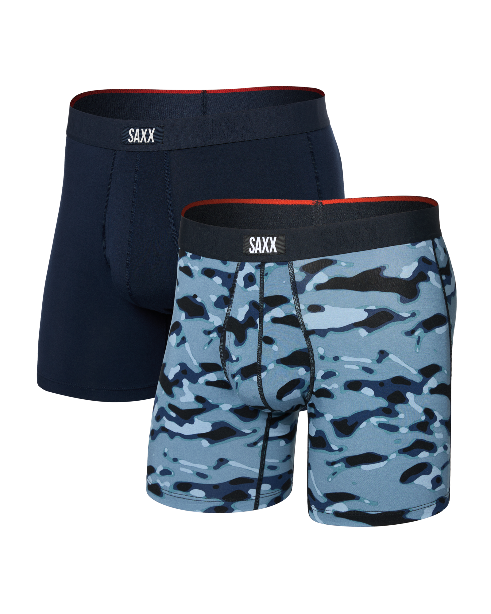 SAXX - VIBE EXTRA SOFT COMFORT BOXER BRIEF FLY 6" 2PK - PCN