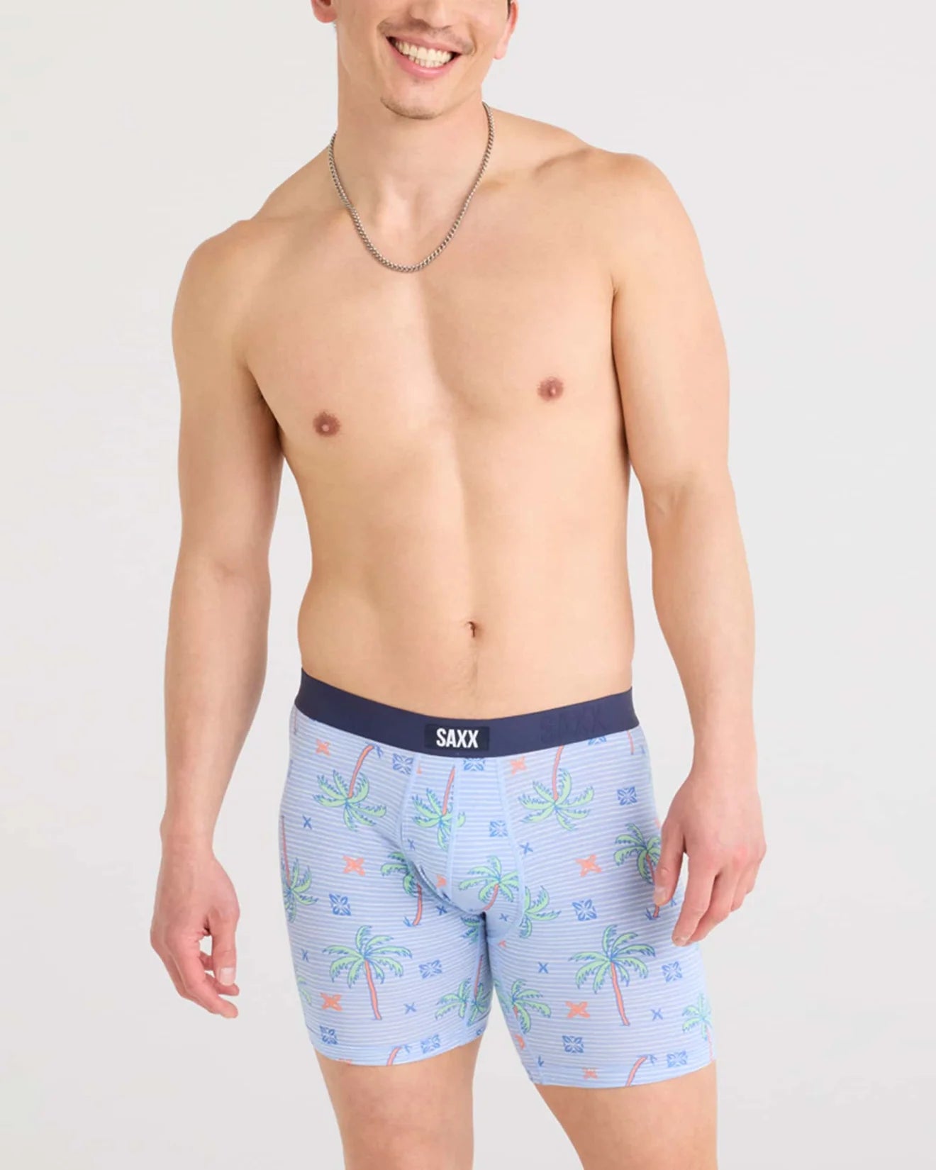 SAXX - VIBE EXTRA SOFT COMFORT BOXER BRIEF FLY 6" 2PK - PTN