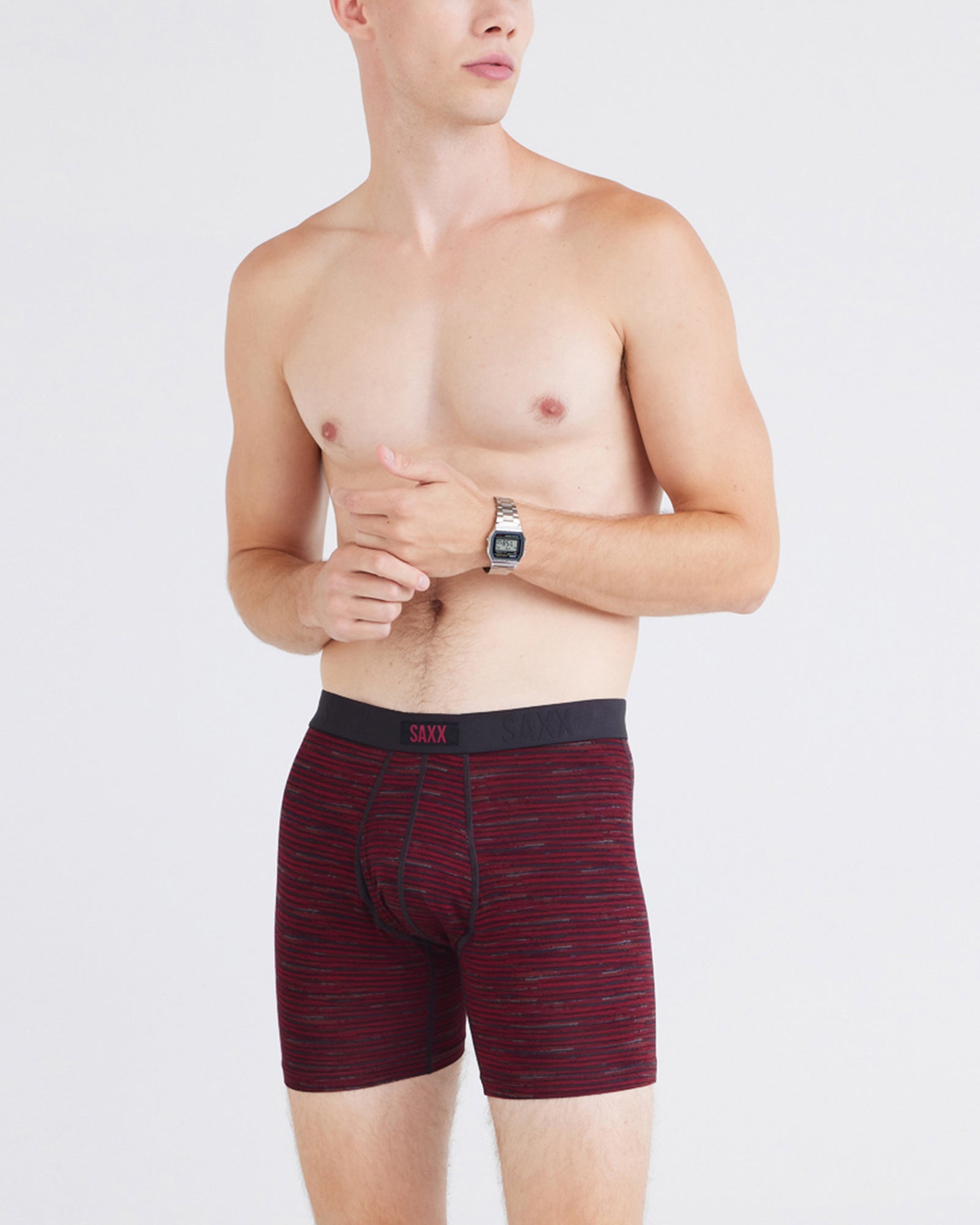 SAXX - VIBE EXTRA SOFT COMFORT BOXER BRIEF FLY 6" 2PK - SSB