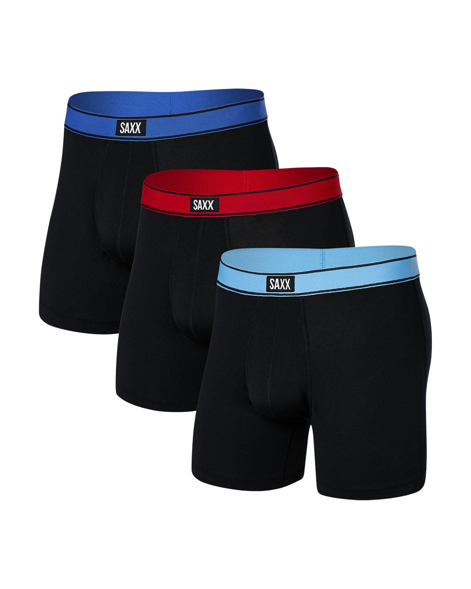 SAXX - DAYTRIPPER COMFORT STRETCH - BOXER BRIEFS FLY 3PK-SCS